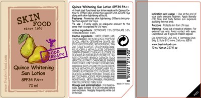 quince whitening sun bottle.jpg Image of bottle - quince whitening sun bottle